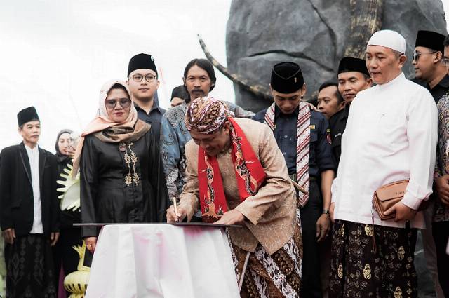 Gelar Budaya dan Peresmian Tugu Biawak Desa Krasak kecamatan Selomerto