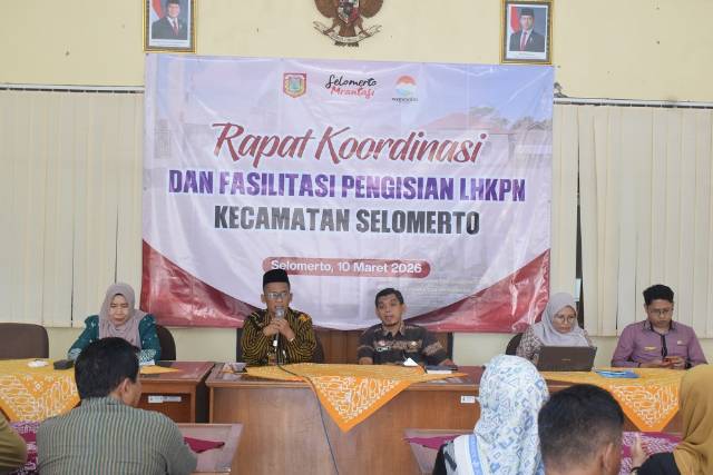 dorong-transparansi-pejabat-publik-kecamatan-selomerto-gelar-rakor-pengisian-lhkpn